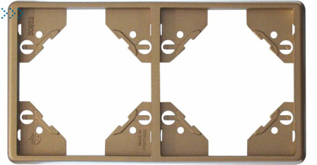 Вертикальная двойная рамка, шампань (50922 TCH)